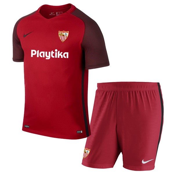 Camiseta Sevilla Segunda equipo Niños 2018-19 Rojo